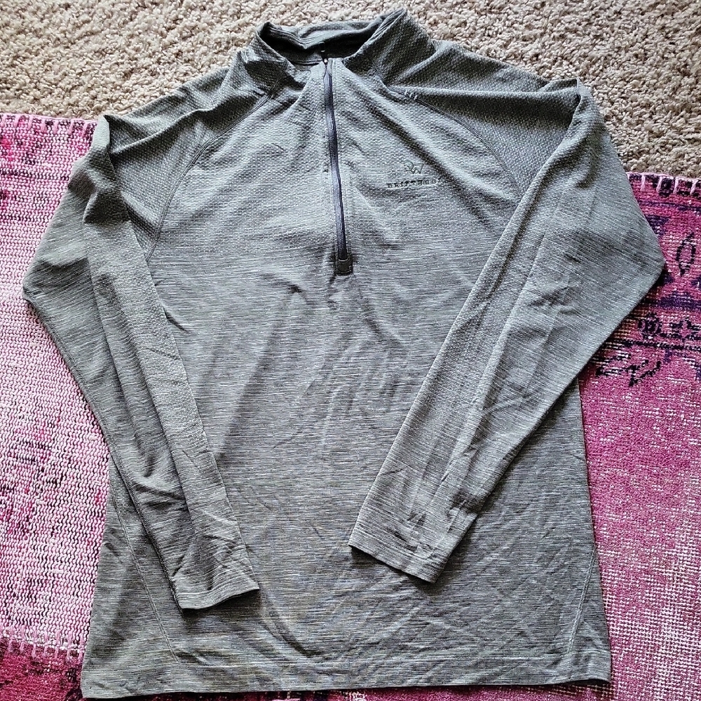 Lululemon athletica Green Men's Half Zipper Long Sleeves